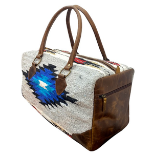 Grand sac de voyage de week-end conçu par le sud-ouest sac polochon avec fermeture à glissière des deux côtés capacité de poche plus étroite bagage sac polochon - Product Image 2