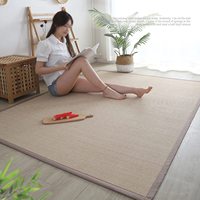Tapis de sol en rotin Tatami matelas de sol tapis en bambou pour chambre salon-été Cool dormir enfant tapis de zone de jeu