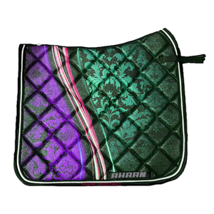 Tapis de selle anglais Western Dressage Tapis d'équitation en tissu pailleté Laine Doublure en coton Polycoton Imprimé Sports équestres - Product Image 4