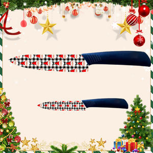 Couteaux de chef haut de gamme personnalisés, 4 ensembles, compétences de brousse en plein air, manche en plastique, prix d'usine, livraison gratuite, dropshipping - Product Image 3