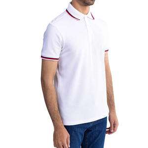 Wholesale Custom Casual Front 100% Cotton Men's Polo Shirts Breathable Short Sleeve Regular Fit Solid Color High Quality - Product Image 5