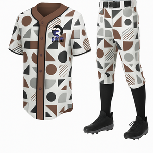 Uniforme de béisbol personalizado conjunto Jersey pantalones calcetines cinturón completo Teamwear para hombres mujeres jóvenes transpirable tela de secado rápido - Product Image 6