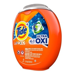 Lessives liquides en dosettes Tide Pods, Ultra Oxi, compatibles HE, 85 unités - Product Image 2