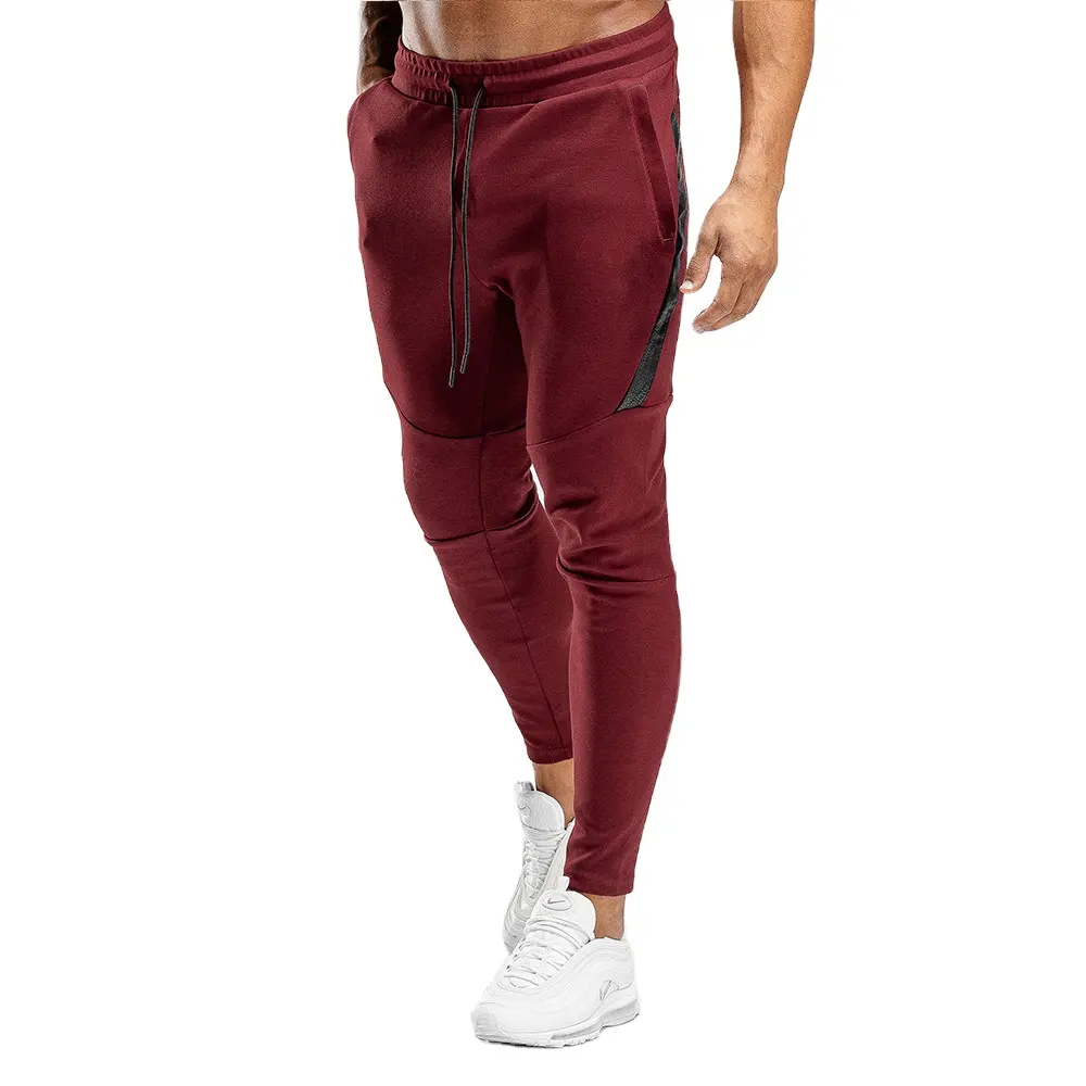 Wholesale Classic men's jogger pants new business fashion slim fit cotton elastic pants mens clothing
