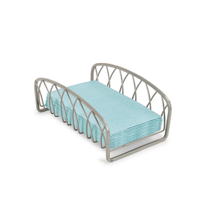 Caja de pañuelos de madera y aluminio con servilletero de forma cuadrada de la mejor calidad para accesorios de mesa - Product Image 3