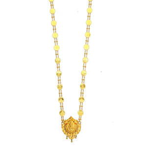 Lakshmi Haar Yellow Gold <b>Necklace</b> for Women <b>Fine</b> Chain - Product Image 2