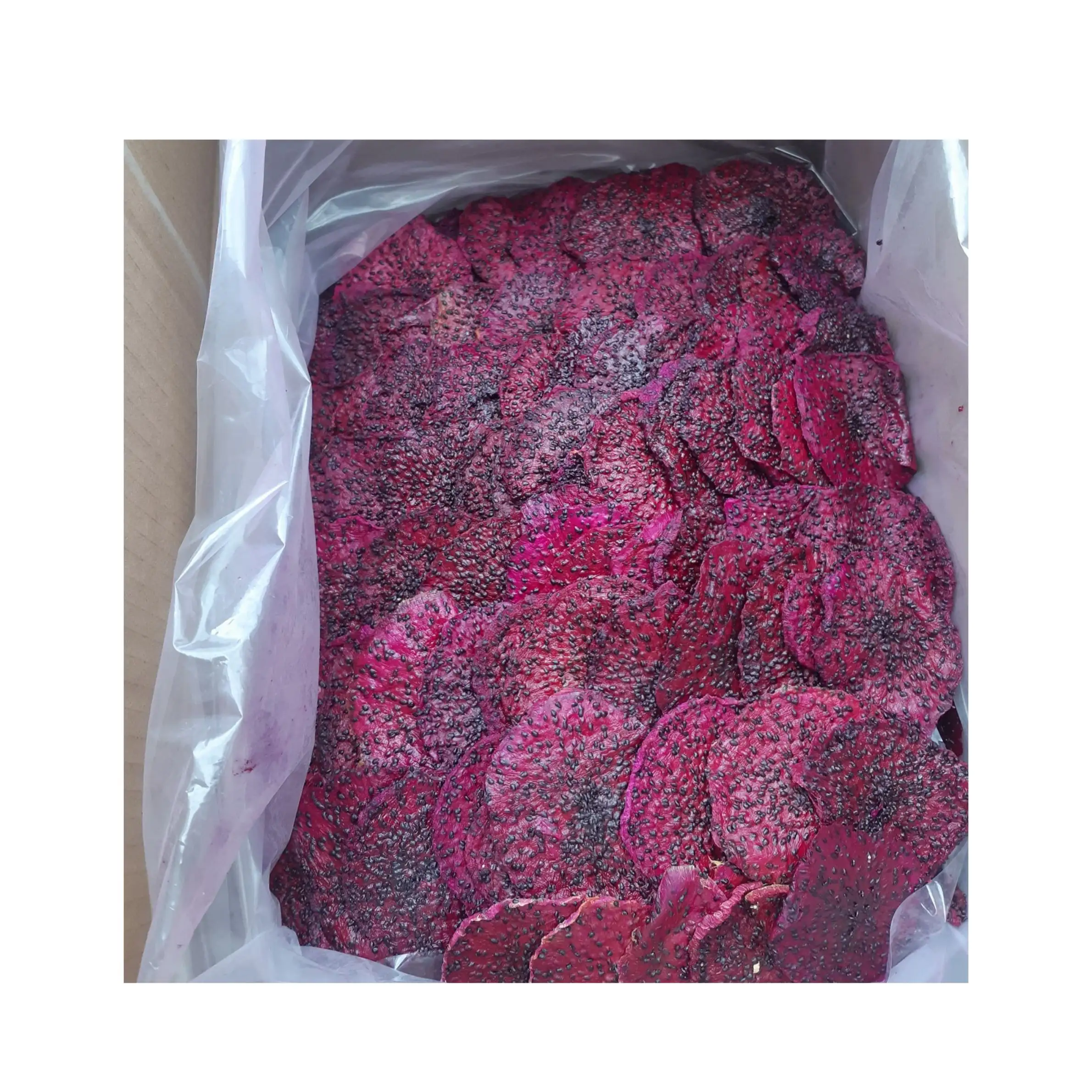 Top Selling organic product 100% natural Dried Dragon Fruits without sugar for export origin Vietnam