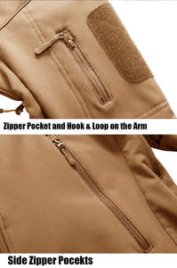 Chaqueta Softshell profesional para senderismo al aire libre logotipo personalizado impermeable a prueba de viento ligero transpirable OEM ropa de invierno - Product Image 6