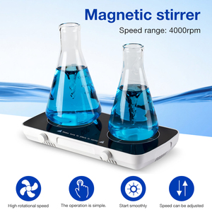 Neuer hoch effizienter Magnet rührer Dual 1L Magnet rührer 4000 U/min 2-Stationen-Magnetrührer für Chemie-und Biotech-Labs - Product Image 5
