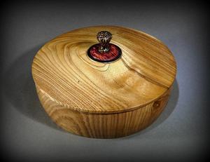 Handcrafted Solid Mango Wood Round Chapati Box Roti Warmer Casserole With Lid Kitchen Dining Table Serving <b>Food</b> Storage <b>Hot</b> Art - Product Image 3
