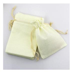 Ensemble de 2 sacs en jute de taille moyenne avec nœud de corde Sacs de luxe utilisables quotidiennement de qualité supérieure Épicerie Léger fait à la main - Product Image 6