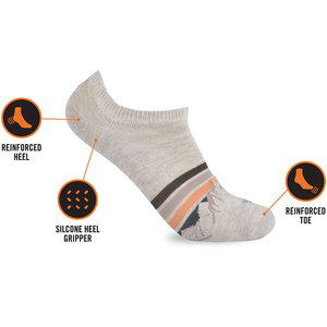 Low Cut Ankle <b>Socks</b> With <b>Moisture</b>-Wicking Fabric For All-Day Comfort Cotton Rich Ankle <b>Socks</b> For Men And Women - Product Image 5