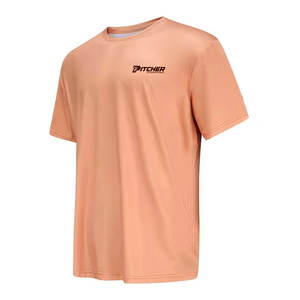 T-shirt de pêche professionnel 100% polyester léger évacuant l'humidité respirant UPF 50 conçu pour une utilisation en plein air en été - Product Image 1