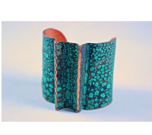 Bracelet manchette élégant en cuivre massif 100% Bracelets de mode élégants pour hommes et femmes Accessoire de bijoux de mode - Product Image 3