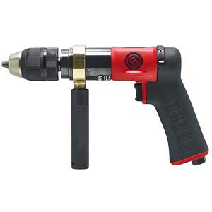 Taladro Neumático de 1/2 Pulgada con Portabrocas sin Llave, 0.47 HP/350W, Mango Tipo Pistola, 10.3 Ft. Lbf/14 NM Torque de Par, 840 RPM, Taladro Percutor Neumático - Product Image 3