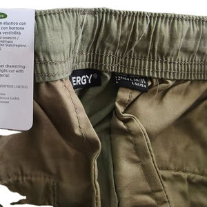 Pantalon de jogging décontracté ample pour homme 100 % coton infroissable, style cargo, long, taille mi-haute, coupe ample, délavé coloré, léger, idéal pour l'été et le travail - Product Image 4