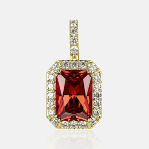 Colgante y Amuleto de Diamantes Personalizado de Acero Inoxidable de Lujo con Diseño 3D de Corona Iced Out Estilo Hip Hop para Accesorio de Moda Unisex - Product Image 4