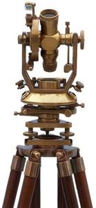 Nautical <b>Theodolite</b> on Wooden Stand Nautical Gift - Product Image 5