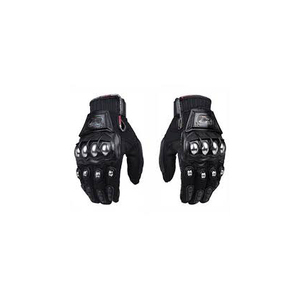 Guantes de moto diseñados con agarre en la palma de doble capa que ofrecen flexibilidad duradera, construcción elegante y comodidad en la carretera - Product Image 3