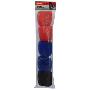 5 Esponjas de Micrófono Surtidas en Rojo, Azul y Negro, Cubierta de Espuma Antiviento para Micrófono, para Uso en Estudio de Grabación - Product Image 2