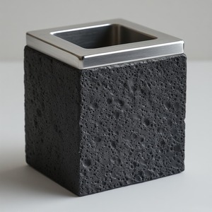 Elegante Portacepillos de Dientes de Metal con Diseño Moderno para Decoración de Baños Contemporáneos, Ecológico y Duradero - Product Image 2