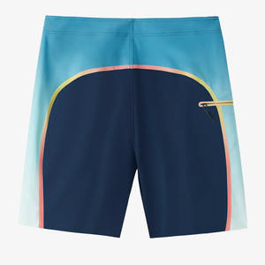 Pantalones cortos informales para hombre al por mayor 100% poliéster cintura media patrón sólido transpirable impermeable nylon surf playa pantalones cortos altos - Product Image 6