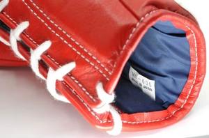 Gants de boxe professionnels en cuir de vachette 100% véritable, personnalisés avec logo, pour sparring, fermeture auto-agrippante, légers, Sanda - Product Image 6