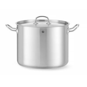 Pentola Alta per Zuppe e Brodi HENDI Kitchen Line con Coperchio, Capacità 13,5L, 280x(H)220mm - Product Image 1