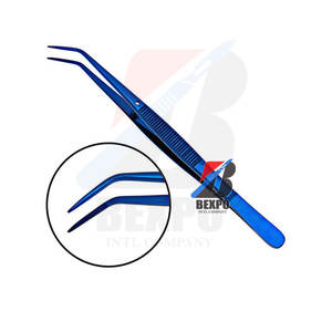 คีมปากนกแก้วไทเทเนียมสีฟ้าอุปกรณ์ทันตกรรมแบบแมนนวลทำจาก bexpo - Product Image 1