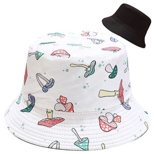 100% algodón moda pescador cubo sombreros alta calidad personalizado bordado Logo elegante cubo sombrero para adultos - Product Image 1