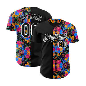 Jersey de béisbol con sublimación impresa con nombre de equipo transpirable de tarifa al por mayor, jersey de béisbol con diseño de demanda de cliente de talla regular - Product Image 1