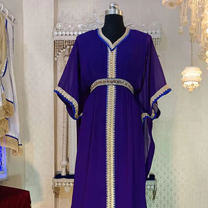Caftan arabe design violet et bleu - Product Image 1