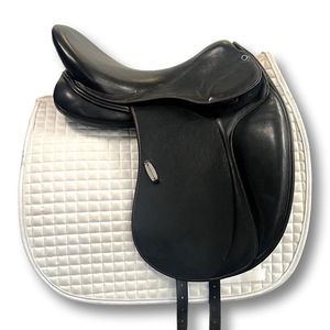 Selle anglaise de dressage et de saut pour chevaux, cuir de qualité supérieure, entièrement réglable pour les cavaliers professionnels - Product Image 2
