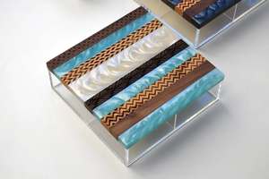 Premium <b>Wooden</b> Food <b>Storage</b> Jar with Arabic Frame Design Lid Lacquer Finish Freshness Preservation - Product Image 5