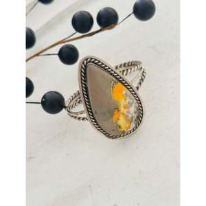 Wydell Billie BB Agate & Sterling Silver Fashion Cuff Bracelet - Product Image 4