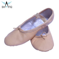 Chaussures de danse de ballet en cuir souple, respirantes, confortables, professionnelles, extensibles, OEM, de haute qualité, en gros et à prix abordable