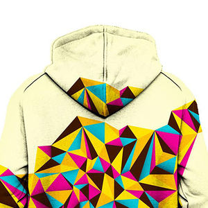 Sudaderas con capucha para hombre al por mayor Impresión digital personalizada patrón sólido sudaderas forradas de buena calidad para invierno servicio OEM disponible - Product Image 6