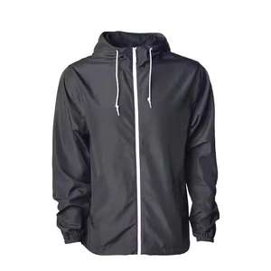 Chándal Deportivo Casual de Satén Bordado para Hombre, Primavera-Otoño, Ropa Deportiva Urbana con Capucha, Chaqueta Deportiva Impermeable y Cortavientos - Product Image 5