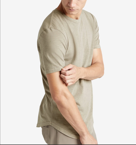 Summer Essential Premium quality Breathable Customizable Basic Men's T-shirt Crew Neck Comfort wear T-shirt for Men - Product Image 6