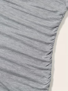 Mini-Robe Léopard Évasée Coupe Ajustée Col Rond Nervuré Sans Manches Uni Printemps-Été Vêtements Femme Bangladesh Écologique - Product Image 4