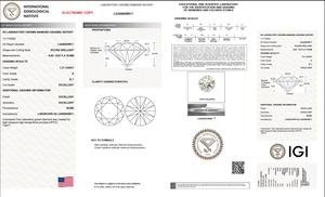 E Couleur SI1 Clarté Taille 1.21 Ct Poli Labgrown Diamant Forme Ronde HPHT-CVD Diamant Bijoux Diamants En Vrac - Product Image 5