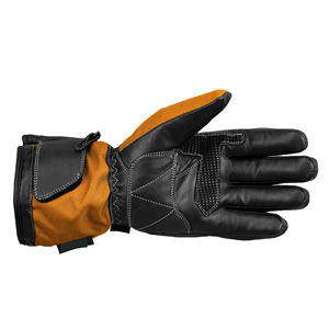 Gants de moto de course d'hiver imperméables respirants en cuir véritable noir personnalisables les plus vendus Unisexe Haute qualité - Product Image 5