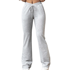 RAM Industry Heavyweight Pantalones de chándal acampanados de alta calidad Estilo casual de moda con cintura con cordón - Product Image 5