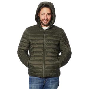 <b>Men's</b> Casual Stylish Reversible Puffer <b>Jacket</b> High Quality Hooded Collar <b>Long</b> Bubble Coated Full-Sleeve Winter New Fabric Letter - Product Image 3