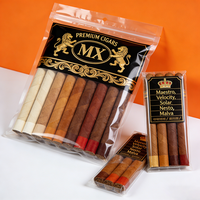 Sacs humidor refermables laminés de qualité supérieure, sacs en mylar réutilisables pour cigares avec sachet d'humidification, impression personnalisée