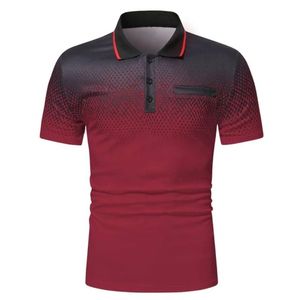Ropa de gimnasio de corte regular, ropa de manga corta para hombre, algodón, algodón, polos de talla grande para hombre, polos informales de verano para hombre - Product Image 1