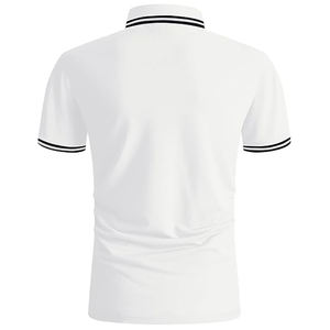 Camiseta Polo de Manga Corta para Hombre con Logotipo Personalizado OEM, Algodón Transpirable, Suministro de Fábrica al por Mayor - Product Image 6