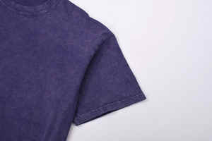 100% coton lourd hommes surdimensionné Vintage personnalisé T-Shirt acide lavé pierre DTG impression solide motif Logo pour l'hiver - Product Image 3