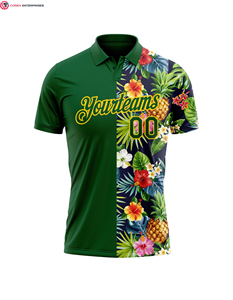 Custom Logo Summer Short Sleeve Mens Golf Polo <b>Shirts</b> 87.3% Polyester 12.7% Spandex Dry Fit Soft Sports <b>Shirts</b> Printed - Product Image 3