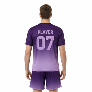 Conjunto de Uniforme de Fútbol Personalizado, Pantalones Cortos y Camiseta Transpirables de Secado Rápido, Antibacterianos, 100% Poliéster, Ropa Deportiva con Impresión Digital - Product Image 5